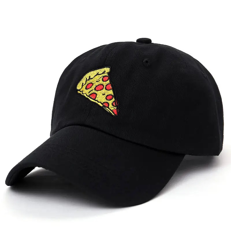 Uusi pizza -kirjonta isä capp -kuorma -auto puuvilla hattunaisille. Miesten säädettävä koko baseball -lippu ulkona urheilu aurinko hattu