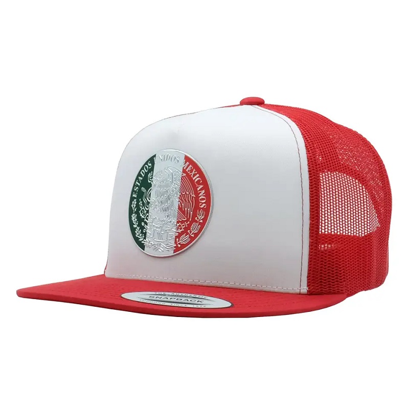 Mukautettu 6 paneeli Hip Hopback Hat 3D -kirjonta -logo Flat Bill Gorras Snapback Cap